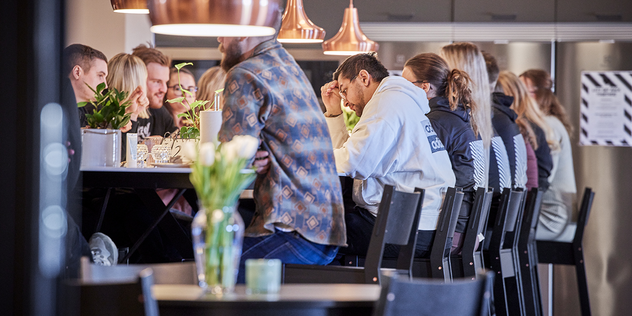 Staff in the kitchen