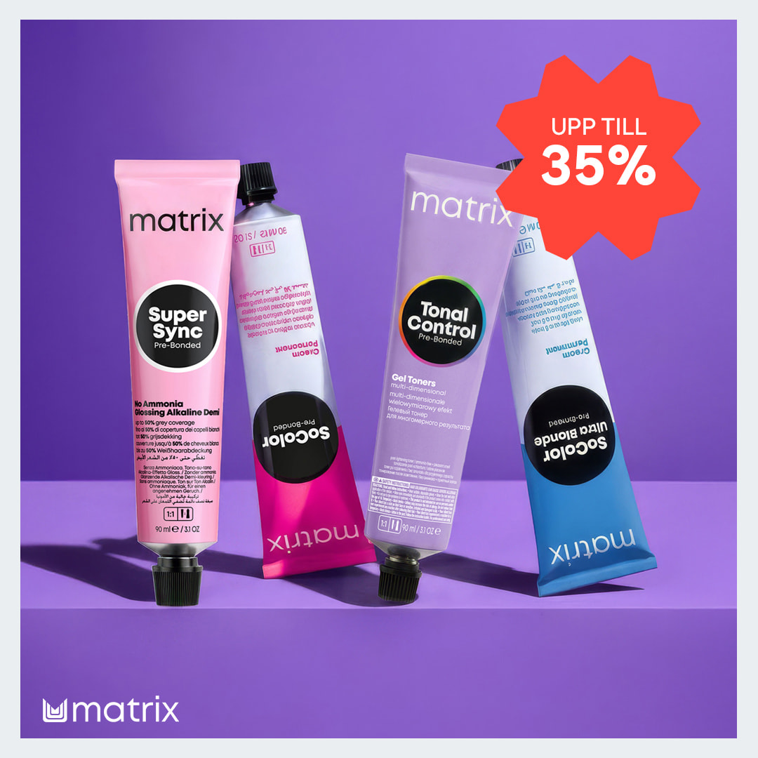 Upp till 35% på all färg från Matrix