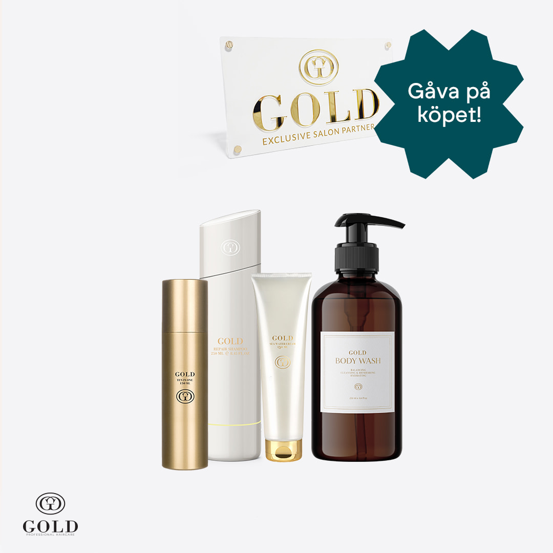 Handla och få Gold logo sign på köpet
